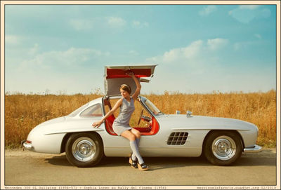 Mercedes 1954-57 SL 300 W198 Sophia Loren
