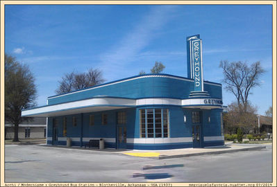 USA - Arkansas - Greyhound Bus Station
