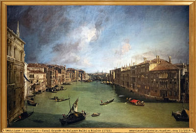 Canaletto -1722- Canal Grande a Rialto
