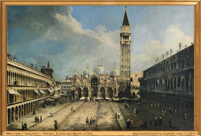 Canaletto -1724- Piazza San Marco Venise
