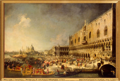 Canaletto -1727- Reception french Ambassador
