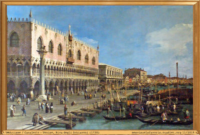 Canaletto -1730- a Riva degli Schiavoni

