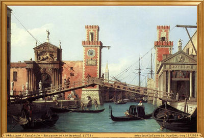 Canaletto -1732- Entrance Arsenal
