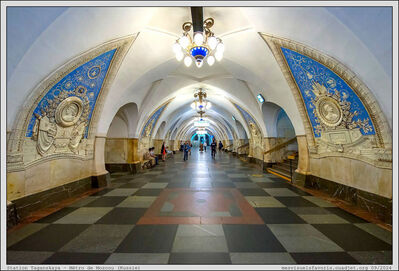 Russie - Moscou - Metro Taganskaya

