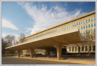 USA -Virginie- Langley CIA HQ 1959

