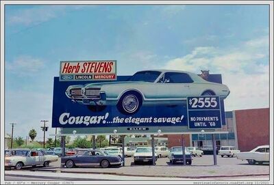 1967 - Mercury Cougar
