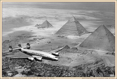 Lockheed 1947-51 Constellation Egypte
