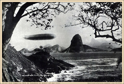 Zeppelin LZ-127 Graf Zeppelin Baia de Guanabara
