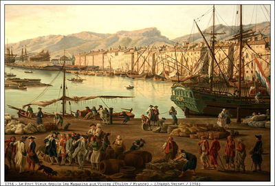 1756 -Toulon- peint par Vernet
