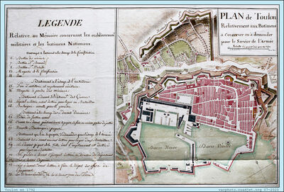 1792 - Plan de Toulon
