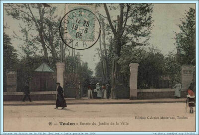 1906 - Toulon Jardin Alexandre
