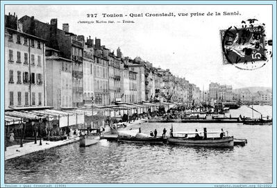 1908 - Toulon Port - Quai Constadt
