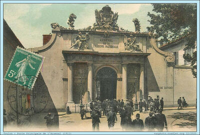 1911 -Toulon- Arsenal Porte
