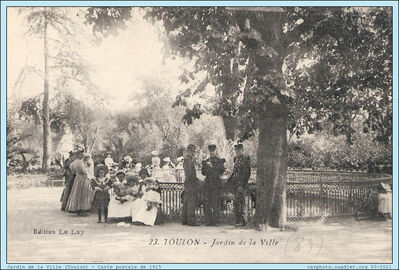 1915 - Toulon Jardin Alexandre
