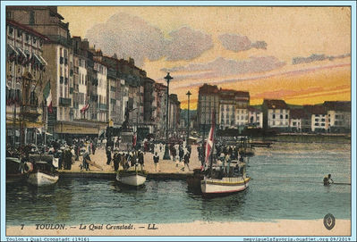 1916 -Toulon- Quai Cronstadt
