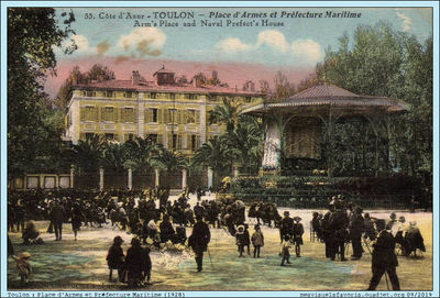 1928 -Toulon- Place Armes - PrefMar
