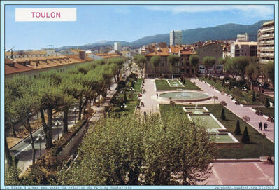 1980 -Toulon- Place Armes
