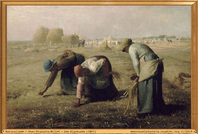 Millet Jean Francois -1857- Les glaneuses

