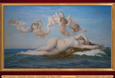 Cabanel A -1863- Naissance Venus
