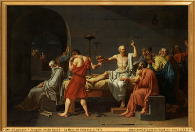 David J L -1787- Mort Socrate
