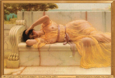 Godward J.W. -1901- Girl in Yellow

