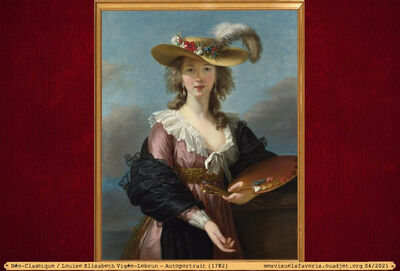 VigÃ©e LeBrun Elisabeth -1782- Autoportrait
