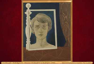 Magritte R -1926- Portrait Georgette Bilboquet
