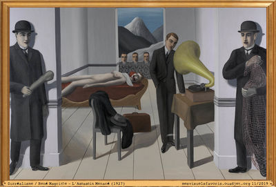 Magritte R -1927- LAssassin MenacÃ©
