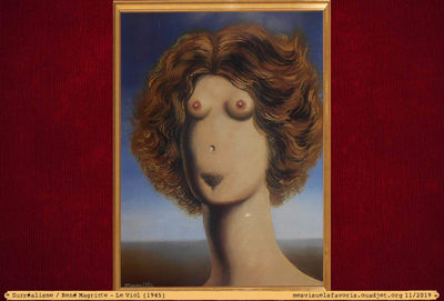 Magritte R -1945- Le Viol
