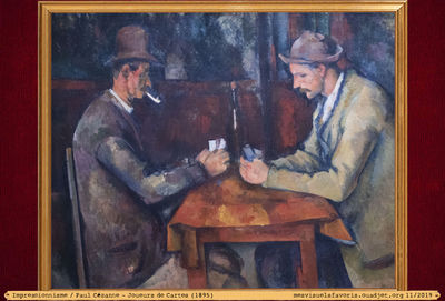 Cezanne P -1895- Joueurs de Cartes
