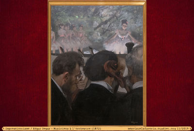 Degas E -1872- Musiciens orchestre
