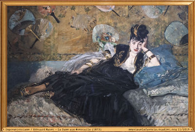 Manet E -1873- Dame Eventails
