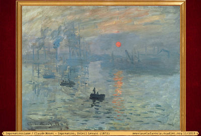 Monet C -1872- Impression soleil levant
