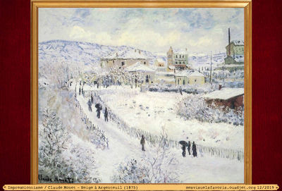 Monet C -1875- Neige a Argenteuil
