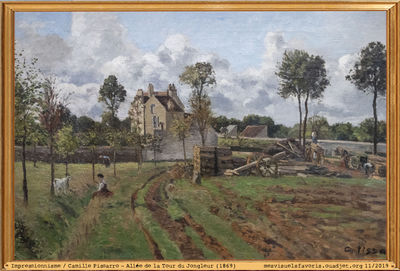 Pissarro C -1869- AllÃ©e Tour Jongleur

