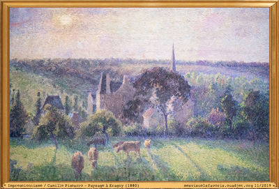 Pissarro C -1880- Paysage a Eragny

