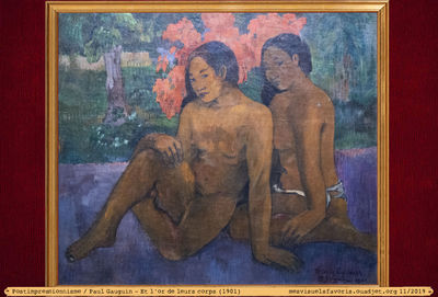 Gauguin Paul -1901- Et lor de leurs corps
