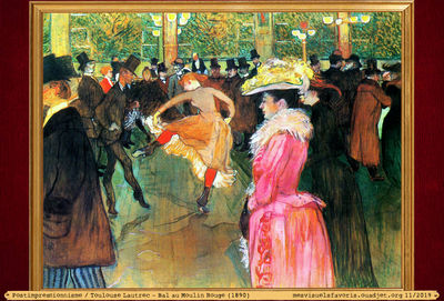 ToulouseLautrec -1890- Bal Moulin Rouge
