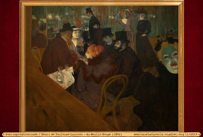 ToulouseLautrec -1892- Au Moulin Rouge
