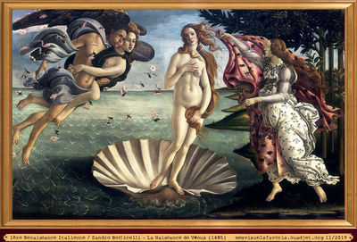 Botticelli S -1485- La naissance de Venus
