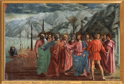 Masaccio -1427- Tribut St Pierre
