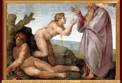 Michel-Ange -1510- Creation Eve
