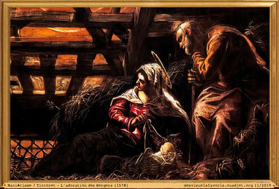 Tintoret -1578- Adoration Bergers
