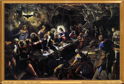 Tintoret -1594- La CÃ¨ne
