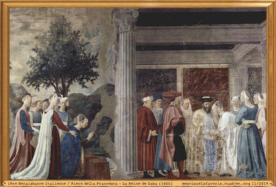 della Francesca P -1455- Reine de Saba

