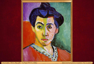 Matisse H -1905- La Raie verte
