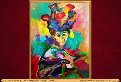 Matisse H -1905- La femme au chapeau
