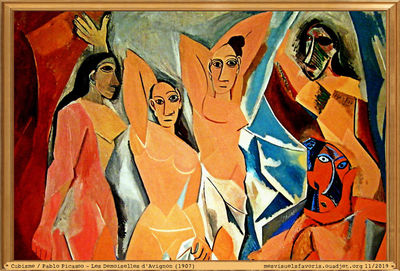Picasso P -1907- Les Demoiselles dAvignon
