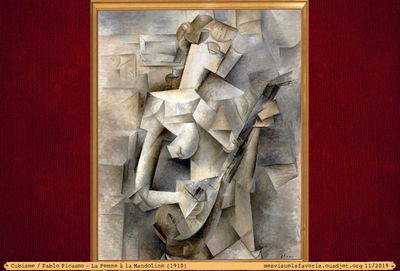 Picasso P -1910- La Femme Ã  la Mandoline
