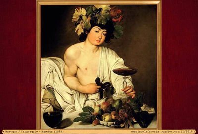 Caravaggio -1595- le Bacchus
